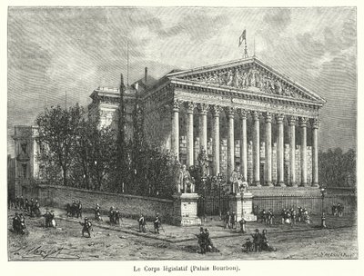 Il Corpo legislativo, Palazzo Borbone da French School