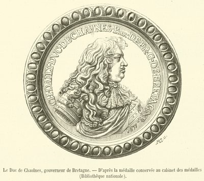 Il Duca di Chaulnes, governatore della Bretagna da French School