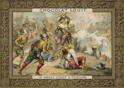 Il Gran Condé alla Battaglia di Friburgo, 1644 da French School