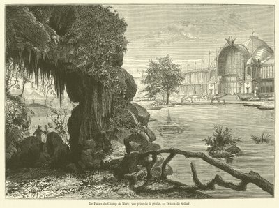 Il Palazzo del Campo di Marte, vista dalla grotta da French School