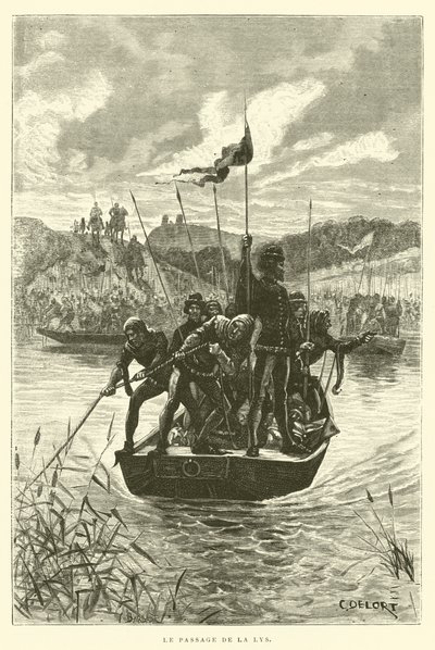 Il Passaggio della Lys da French School