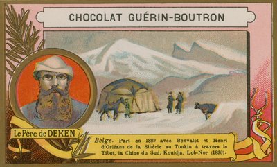 Le Pere Deken, esploratore belga del XIX secolo da French School