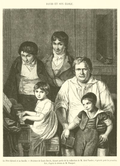 Padre Gerard e la sua famiglia da French School