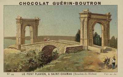 Il Ponte Flavien, a Saint-Chamas, Bouches-du-Rhône da French School