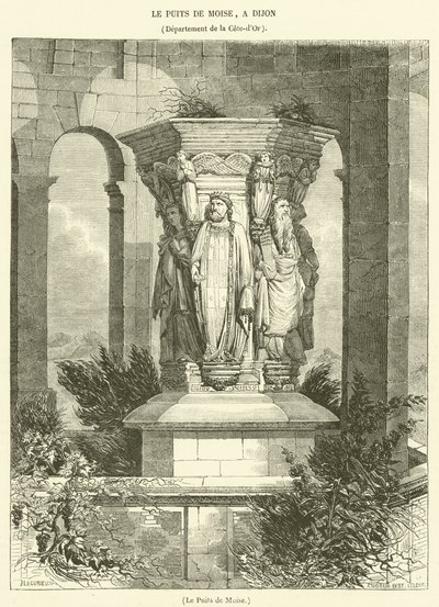 Le Puits de Moise (incisione) da French School