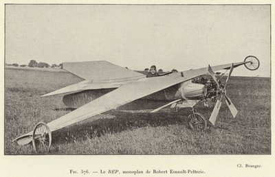 Il REP, monoplano di Robert Esnault-Pelterie da French School