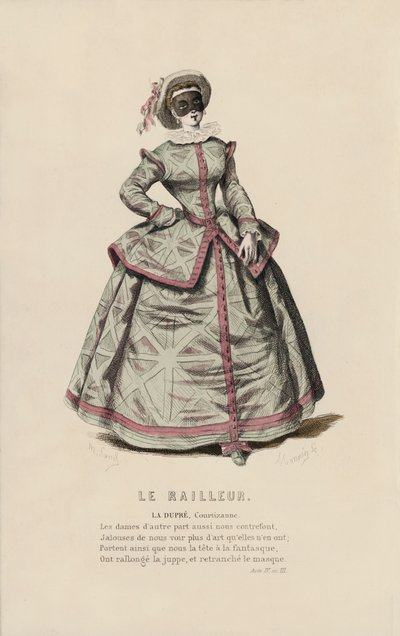 Il Beffardo, La Dupre, Cortigiana da French School