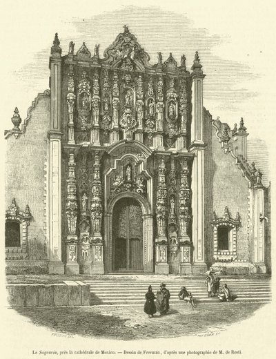 Il Sagrario, presso la cattedrale di Città del Messico da French School