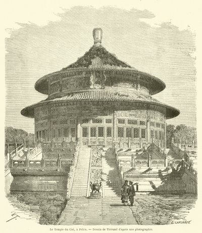 Il Tempio del Cielo, a Pechino da French School