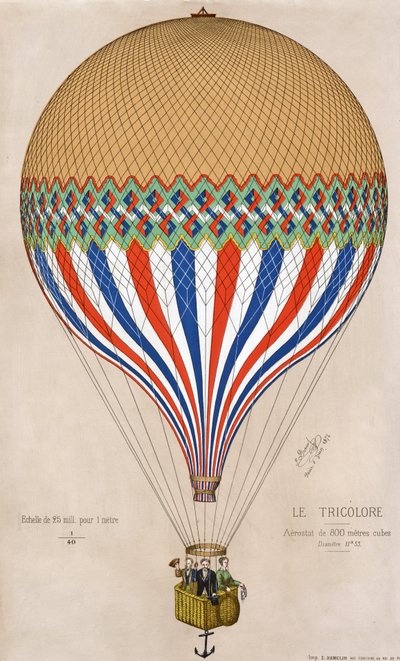 Le Tricolore, pubblicato nel 1874 da French School