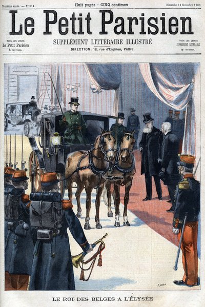 Il re dei belgi Leopoldo II ricevuto all