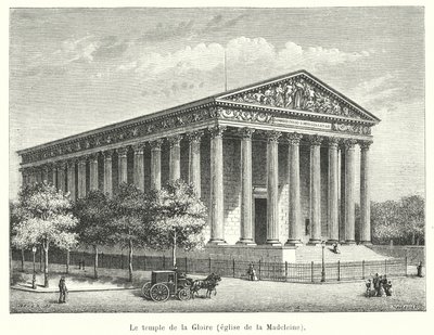 Il tempio della Gloria, chiesa della Madeleine da French School