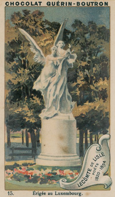 Leconte de Lisle, Poeta, 1820-1894, eretta al Luxembourg da French School
