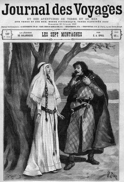 Leggenda di Rolandseck: Hildegonde apprende della morte di Rolando, il suo fidanzato, e rimane in silenzio per il dolore. Adattamento tedesco della 