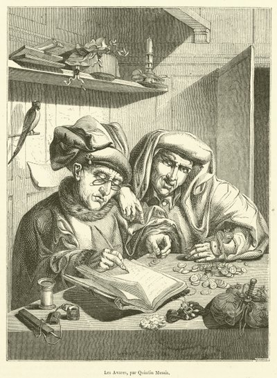 Gli avari (incisione) da French School