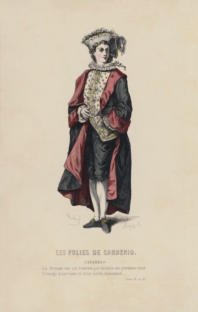Le follie di Cardenio, Cardenio da French School