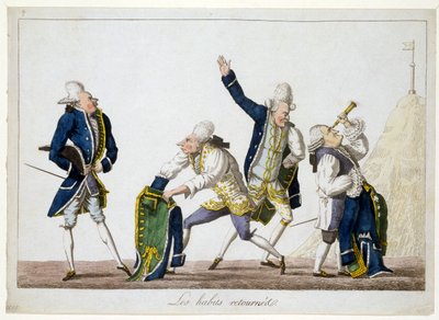 Les Habits Retournés, c.1815 da French School
