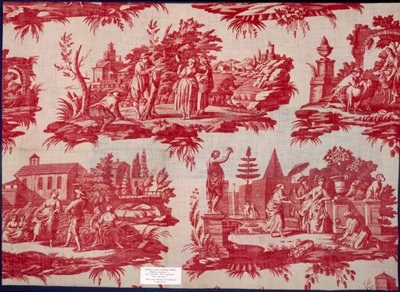 Le Stagioni dalla Collezione Mayoux, terzo quarto del XVIII secolo, cotone stampato a lastra di rame da French School