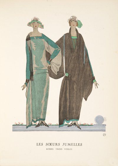 Les Soeurs Jumelles, da una collezione di tavole di moda da French School