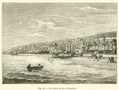 I bagni di mare a Trouville da French School