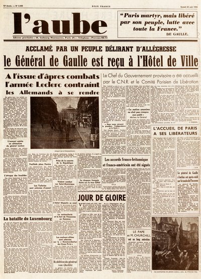 Liberazione (Seconda Guerra Mondiale) da French School