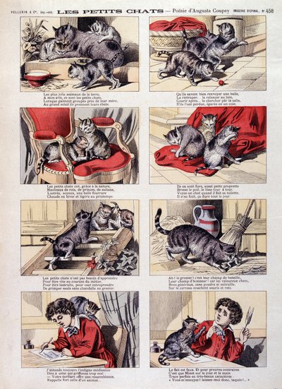 Gattini - Immagine di Épinal da French School