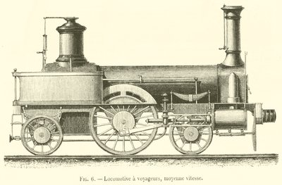 Locomotiva per passeggeri, velocità media da French School