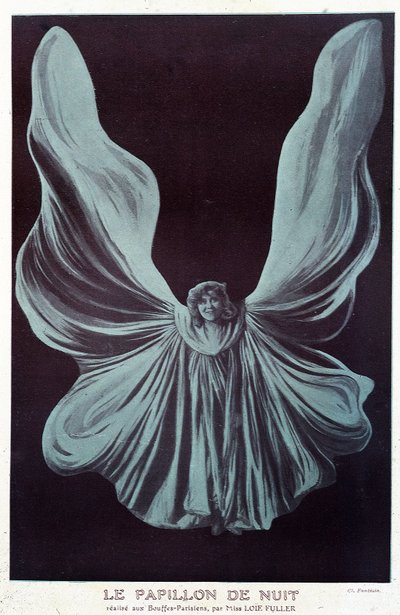 Loie Fuller - in "Fantasio" del 01/12/1912 da French School