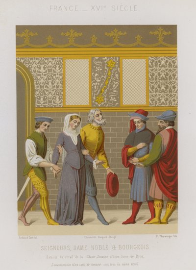 Signori, nobildonne e borghesi da French School