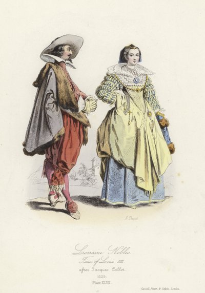 Nobili della Lorena del tempo di Luigi XIII di Francia da French School
