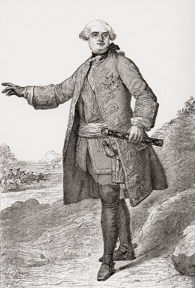 Louis Charles César Le Tellier noto come il Duca di Estrées, comandante militare francese e Maresciallo di Francia da French School