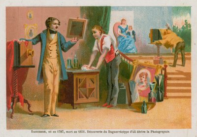 Louis Daguerre, pioniere francese della fotografia del XIX secolo da French School