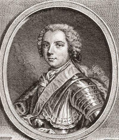 Luigi, Delfino di Francia, 1729-1765. Unico figlio sopravvissuto del re Luigi XV. Da Les Heures Libres pubblicato nel 1908 da French School