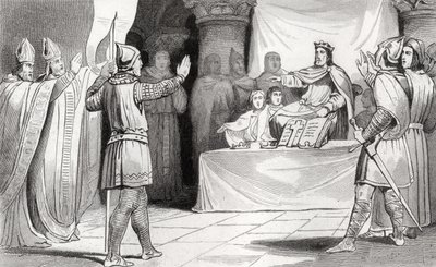 Luigi I (778-840) il Pio a corte, da 
