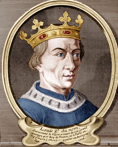 Luigi VIII, Re di Francia da French School