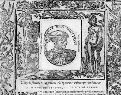 Luigi VII il Giovane da French School