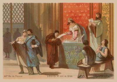 Luigi VI di Francia, detto il Grosso (1081-1137) da French School