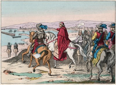 Luigi XIII (1601-1643) e il Cardinale Richelieu all
