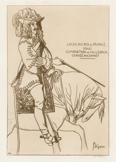 Luigi XIII, Re di Francia, 1640 da French School