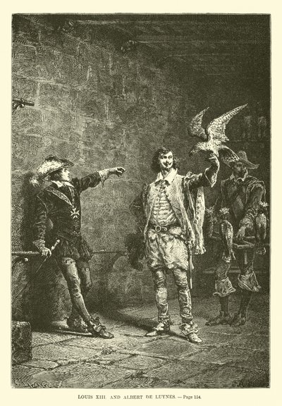 Luigi XIII e Albert de Luynes da French School