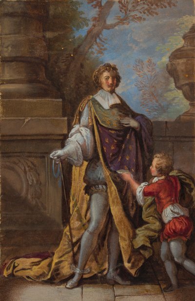 Luigi XIII e un paggio da French School