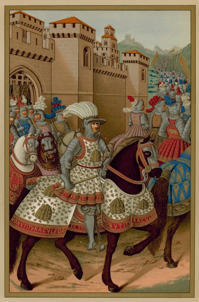 Luigi XII lascia Alessandria il 24 aprile 1507 da French School