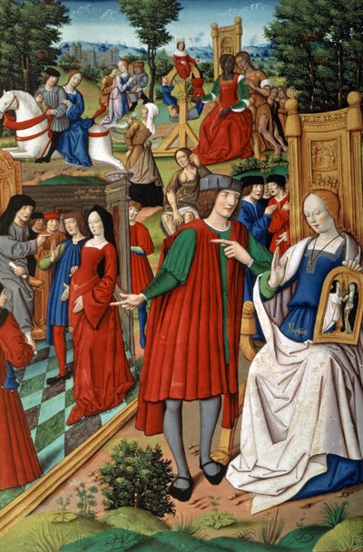 Luigi XII e Anna di Bretagna da French School