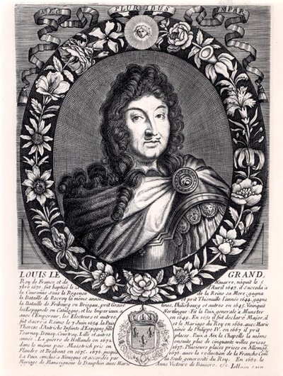 Luigi XIV (1638-1715) Re di Francia, c.1680 da French School