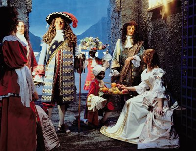 Luigi XIV (1638-1715) a Versailles (cera) da French School