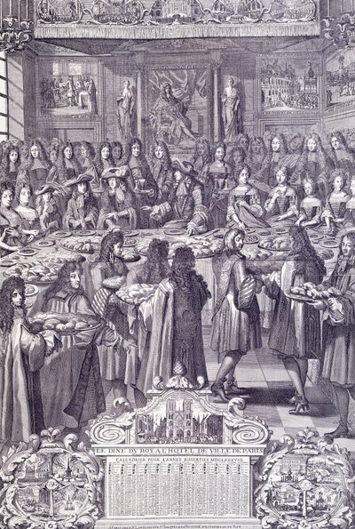 Luigi XIV, amore e delizia del suo popolo, incisione dall