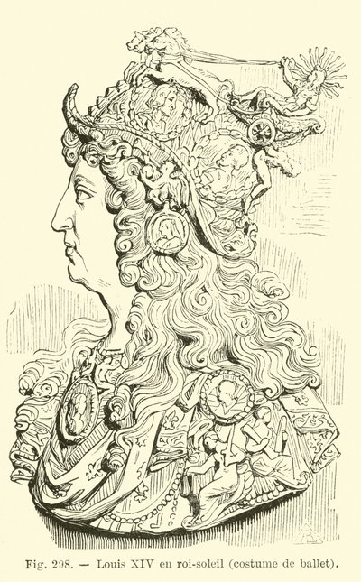 Luigi XIV di Francia da French School