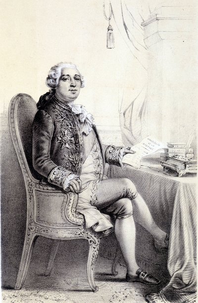 Luigi XVI in "Galleria storica della Rivoluzione francese" di Albert Maurin da French School