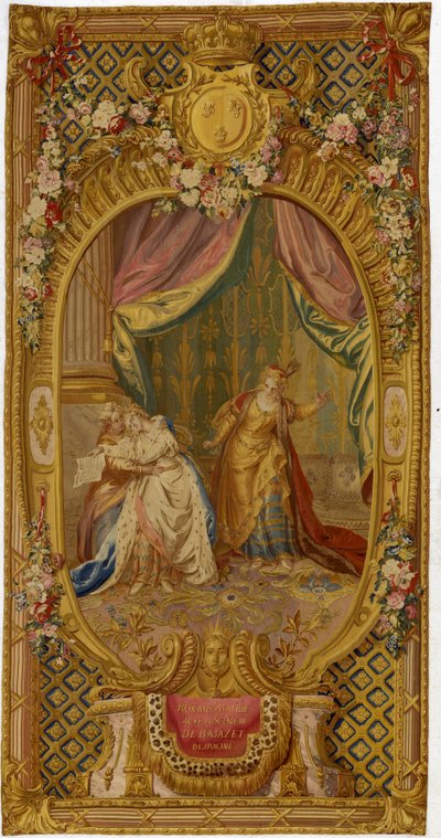 Arazzo Gobelins di Luigi XV dalla serie "Scene d