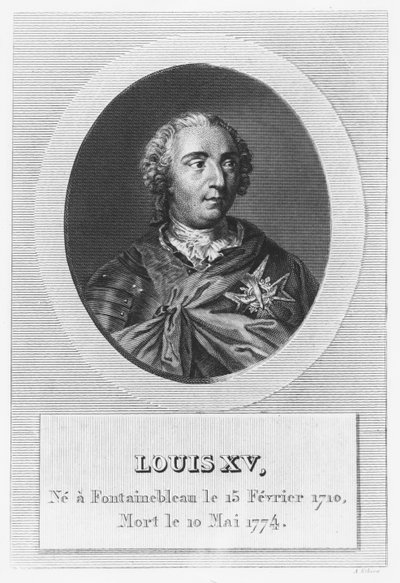 Luigi XV, Re di Francia e Navarra da French School